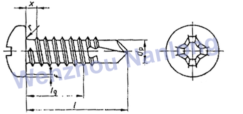 DIN 7504 N Phillips Cross Recessed Pan Head Self-Drilling Screws